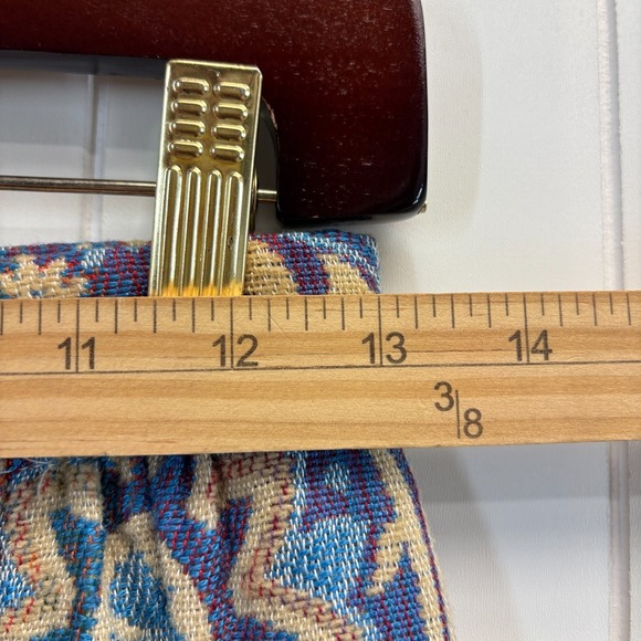 Vintage Patty Woodard Womens 60s 70s Boho Tapestry Button Up Skirt Size S Retro - Picture 4 of 7